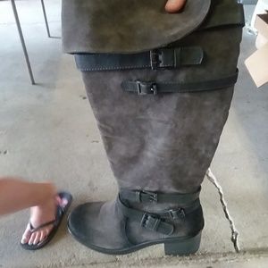 Gray Boots